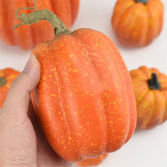 7Pcs Artificial Simulation Pumpkin Set โ Autumn & Thanksgiving Table Decor