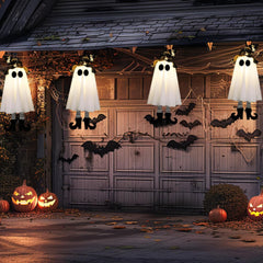 1/3Pcs Halloween LED Light-Up Hanging Witches โ Outdoor Spooky Decor