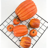 7Pcs Artificial Simulation Pumpkin Set – Autumn & Thanksgiving Table Decor