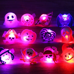 20PCS Halloween Glow Rings & Bracelets โ LED Party Favors & Treat Bag Fillers