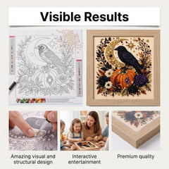 Halloween 3D Pearl Diamond Art Kit โ DIY Home Wall Decor & Gift