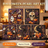 Halloween 3D Pearl Diamond Art Kit – DIY Home Wall Decor & Gift